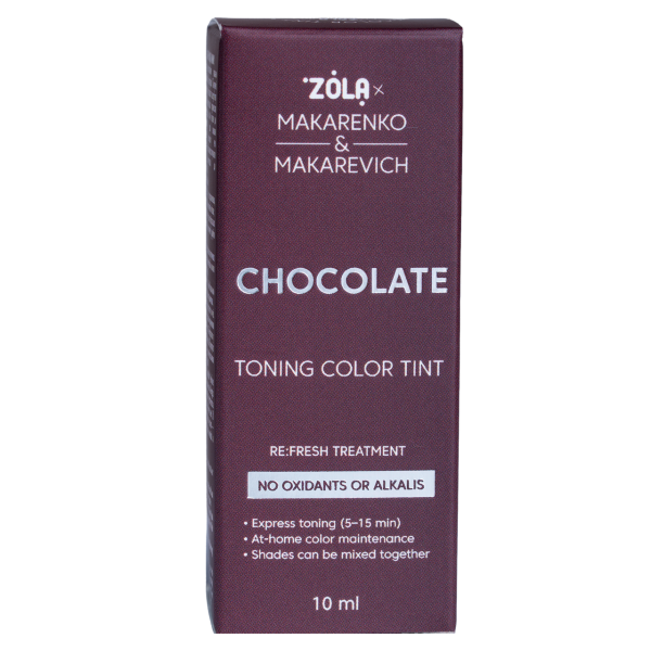 Тонирующая краска ZOLA x Makarenko x Makarevich Toning Color Tint Cholocate, 10 мл