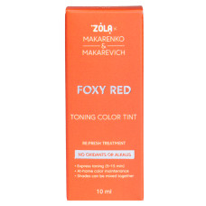 Тонуюча фарба ZOLA x Makarenko x Makarevich Toning Color Tint Foxy Red, 10 мл