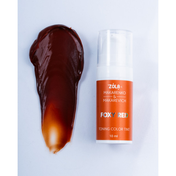 Тонуюча фарба ZOLA x Makarenko x Makarevich Toning Color Tint Foxy Red, 10 мл Тонуюча фарба ZOLA x Makarenko x Makarevich Toning Color Tint Foxy Red, 10 мл