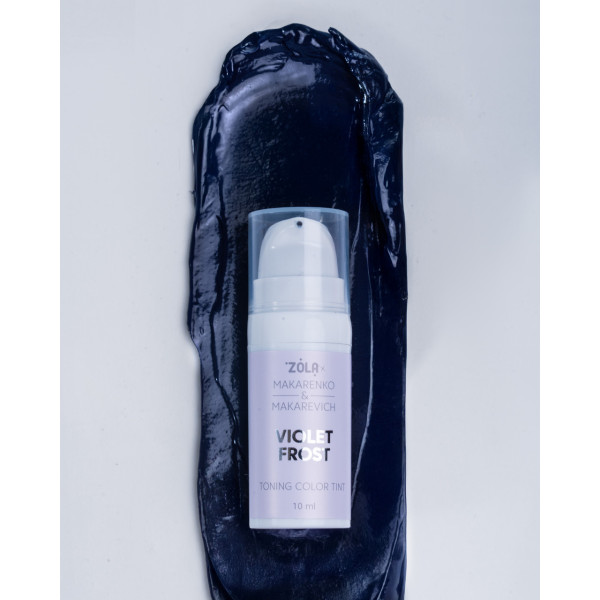 Тонуюча фарба ZOLA x Makarenko x Makarevich Toning Color Tint Violet Frost, 10 мл Тонуюча фарба ZOLA x Makarenko x Makarevich Toning Color Tint Violet Frost, 10 мл
