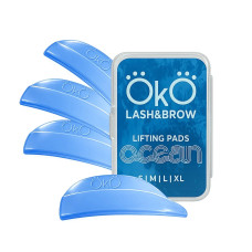 Набір валиків OKO Lash&Brow Ocean для ламінування вій, 4 пар (S, M, L, XL)