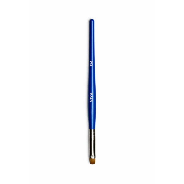 Пензель look at my brush, плоский округлий, №04, VIYA Пензель look at my brush, плоский округлий, №04, VIYA