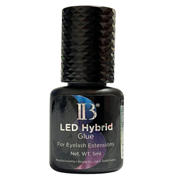 Клей для нарощування вій I-Beauty Led Hybrid (UV клей) 5мл (0.5-1 сек), чорний