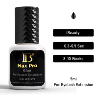Клей для нарощування вій I-Beauty Max Pro 5мл (0.3-0,5 сек), чорний