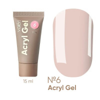 Акриловий гель Valeri  Acryl Gel №6, 15 мл