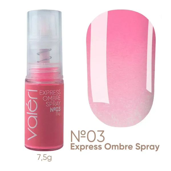 Спрей-омбре для нігтів Valeri Express Ombre Spray №03, 7,5 мл Спрей-омбре для нігтів Valeri Express Ombre Spray №03, 7,5 мл