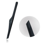 Пінцет для брів скошений OKO Black MAGNETIC