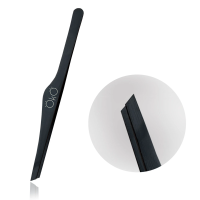 Пінцет для брів скошений OKO Black MAGNETIC