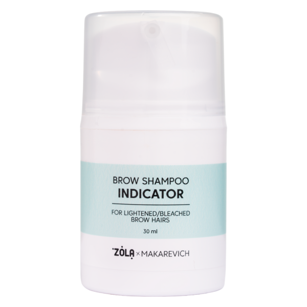 Шампунь, піна, мус індикатор для брів ZOLA x Makarevich Brow Shampoo INDICATOR, 30 мл