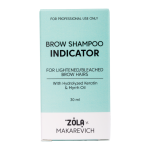Шампунь, піна, мус індикатор для брів ZOLA x Makarevich Brow Shampoo INDICATOR, 30 мл