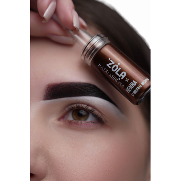 Хна професійна для брів ZOLA 10 гр (12 NEUTRAL BROWN)