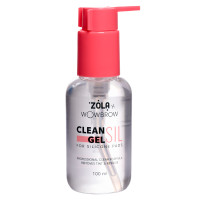 Засіб для очищення валиків для ламінації вій ZOLA x WowBrow CLEAN SIL GEL, 100 мл