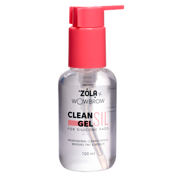 Засіб для очищення валиків для ламінації вій ZOLA x WowBrow CLEAN SIL GEL, 100 мл