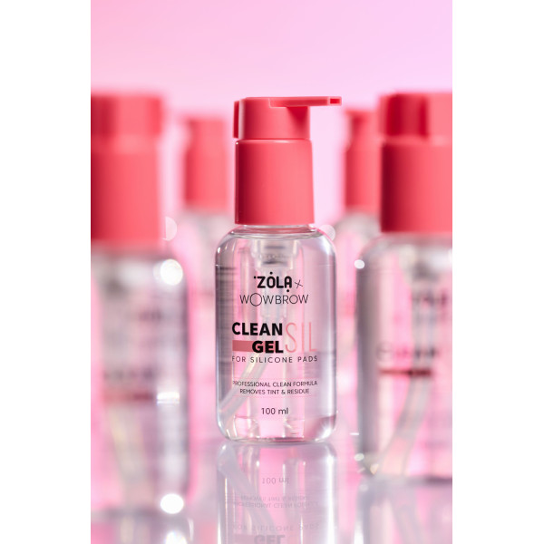 Засіб для очищення валиків для ламінації вій ZOLA x WowBrow CLEAN SIL GEL, 100 мл Засіб для очищення валиків для ламінації вій ZOLA x WowBrow CLEAN SIL GEL, 100 мл
