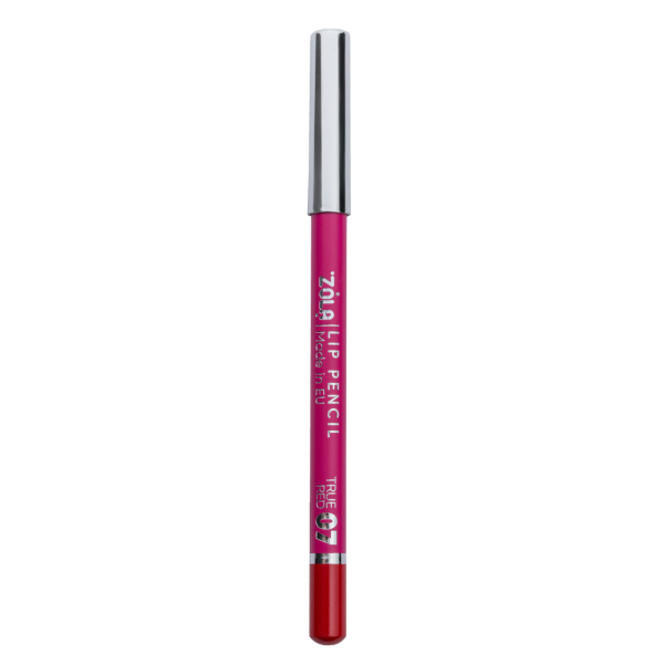 Олівець для губ ZOLA Lip Pencil - 07 True Red
