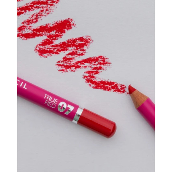 Олівець для губ ZOLA Lip Pencil - 07 True Red Олівець для губ ZOLA Lip Pencil - 07 True Red