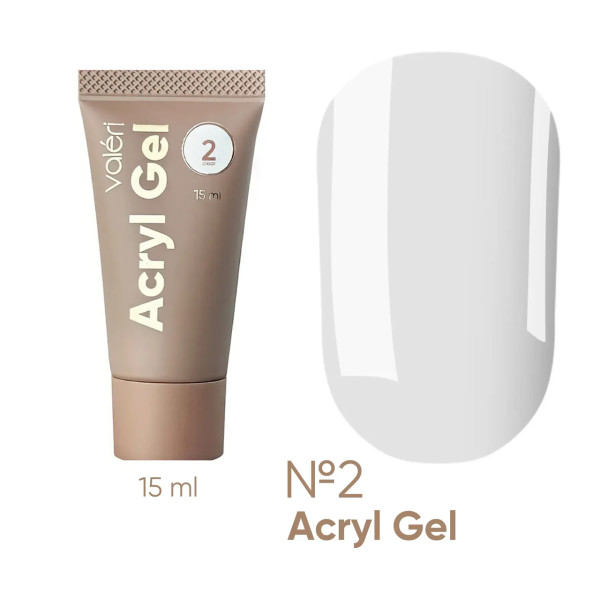 Акриловий гель Valeri Acryl Gel №2, 15 мл Акриловий гель Valeri Acryl Gel №2, 15 мл