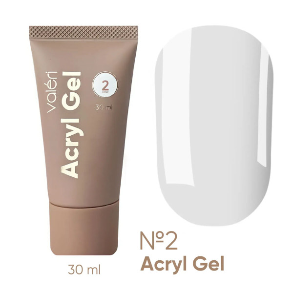 Акриловий гель Valeri Acryl Gel №2, 30 мл Акриловий гель Valeri Acryl Gel №2, 30 мл