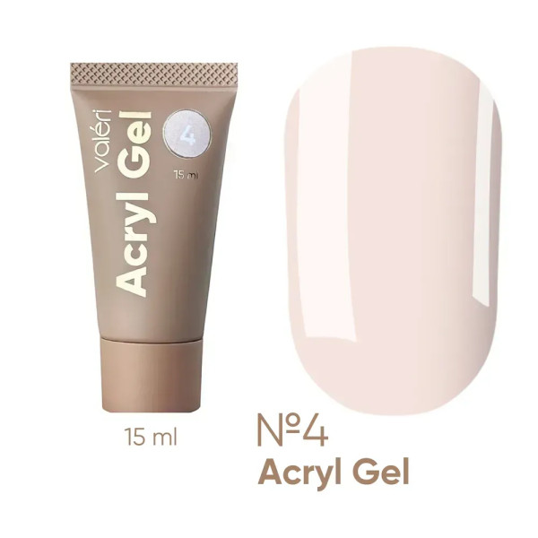 Акриловий гель Valeri Acryl Gel №4, 15 мл Акриловий гель Valeri Acryl Gel №4, 15 мл