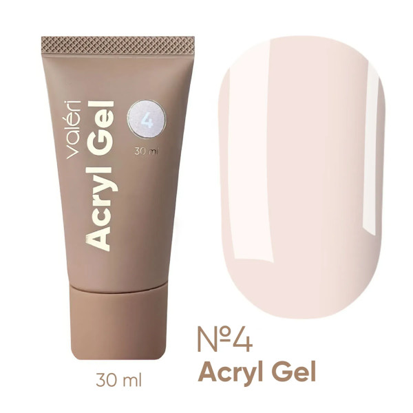 Акриловий гель Valeri Acryl Gel №4, 30 мл Акриловий гель Valeri Acryl Gel №4, 30 мл