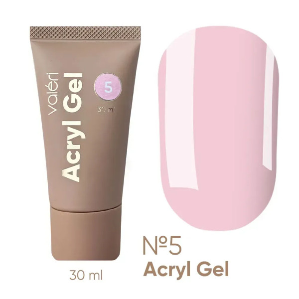 Акриловий гель Valeri Acryl Gel №5, 30 мл Акриловий гель Valeri Acryl Gel №5, 30 мл