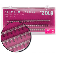 Вії-пучки ZOLA 10D, 9 мм