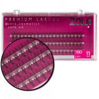 Вії-пучки ZOLA 10D, 11 мм