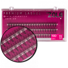 Вії-пучки ZOLA 10D, 11 мм