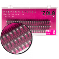 Реснички-пучки ZOLA 20D, 13 мм
