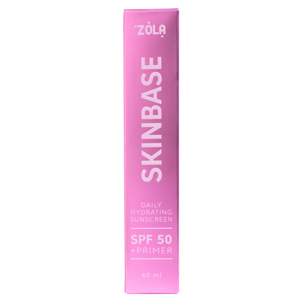 Щоденний зволожуючий сонцезахисний крем ZOLA SPF 50 SKINBASE, 40 мл Щоденний зволожуючий сонцезахисний крем ZOLA SPF 50 SKINBASE, 40 мл