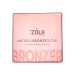 Бронзер ZOLA Natural Bronze Glow 01 Ніжна мармурова бронза Nude Marble Bronze