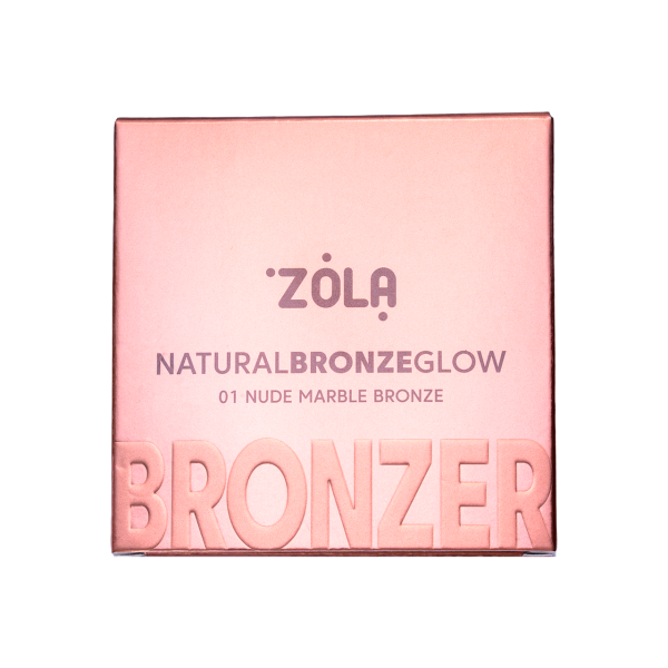 Бронзер ZOLA Natural Bronze Glow 01 Ніжна мармурова бронза Nude Marble Bronze