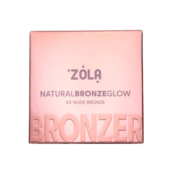 Бронзер ZOLA Natural Bronze Glow 03 Нюдова бронза Nude Bronze Бронзер ZOLA Natural Bronze Glow 03 Нюдова бронза Nude Bronze