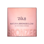 Бронзер ZOLA Natural Bronze Glow 04 Мармурова засмагла бронза Tan Marble Bronze