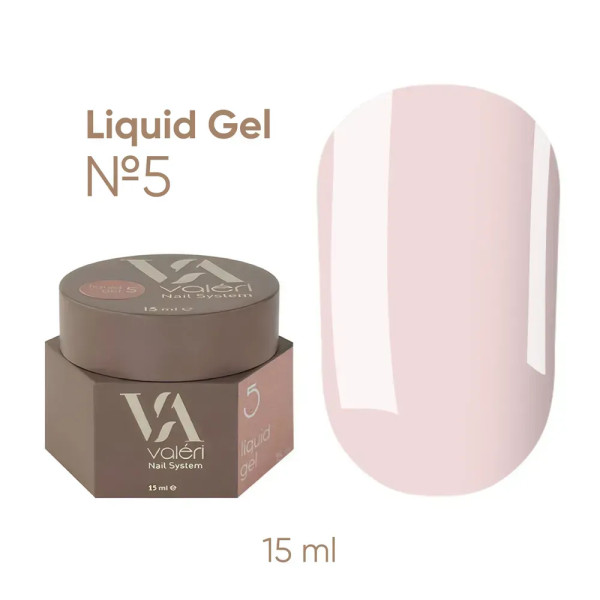 Моделюючий рідкий гель Valeri Liquid Gel №005, 15 мл Моделюючий рідкий гель Valeri Liquid Gel №005, 15 мл
