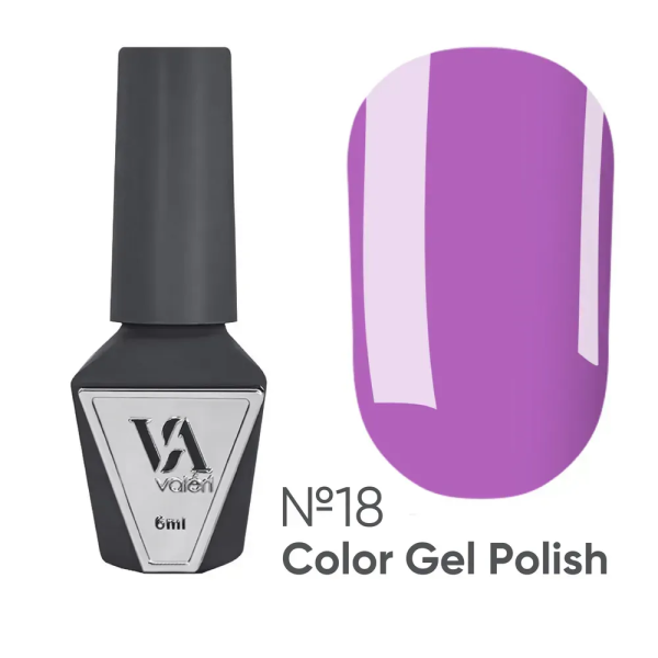 Гель-лак для ногтей Valeri Color Gel Polish №018, 6 мл