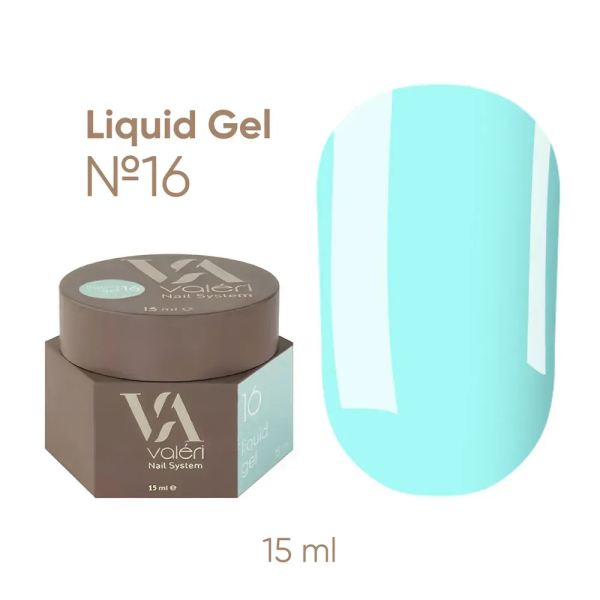 Моделирующий жидкий гель Valeri Liquid Gel №016, 15 мл