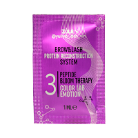 Склад для ламінування в саше ZOLA x Yuliya Lash Vin 03 COLOR LAB EMOTION PEPTIDE BLOOM THERAPY (3 х 1 мл)