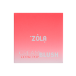 Кремові рум'яна ZOLA CREAM BLUSH CORAL POP