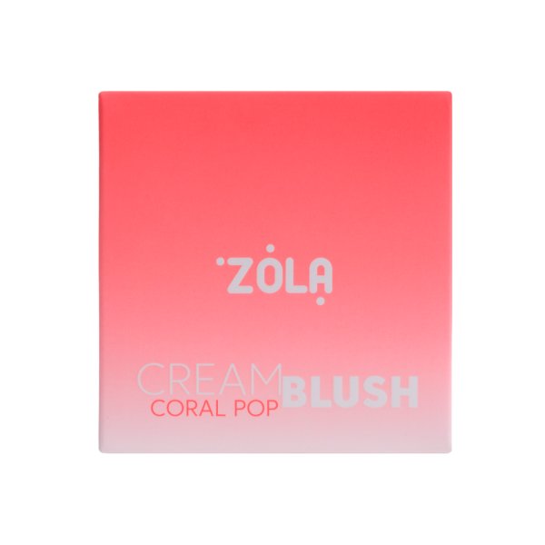 Кремові рум'яна ZOLA CREAM BLUSH CORAL POP