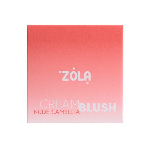 Кремові рум'яна ZOLA CREAM BLUSH NUDE CAMELLIA Кремові рум'яна ZOLA CREAM BLUSH NUDE CAMELLIA
