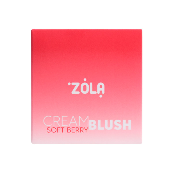 Кремові рум'яна ZOLA CREAM BLUSH SOFT BERRY Кремові рум'яна ZOLA CREAM BLUSH SOFT BERRY