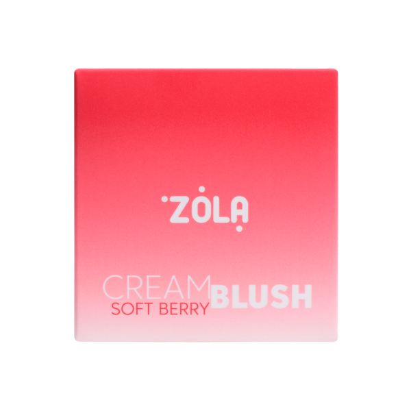 Кремові рум'яна ZOLA CREAM BLUSH SOFT BERRY