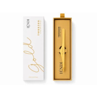 Пінцет для брів скошений ультратонкий Lendi Ultra-fine slanted, золотистий