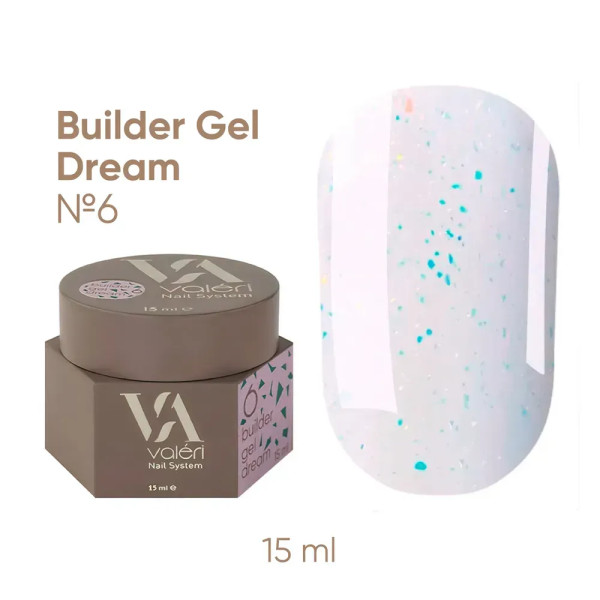 Моделюючий гель Valeri Dream Builder Gel №6, 15 мл