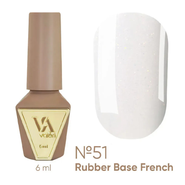 База для нігтів French Base Valeri №051, 6 мл База для нігтів French Base Valeri №051, 6 мл