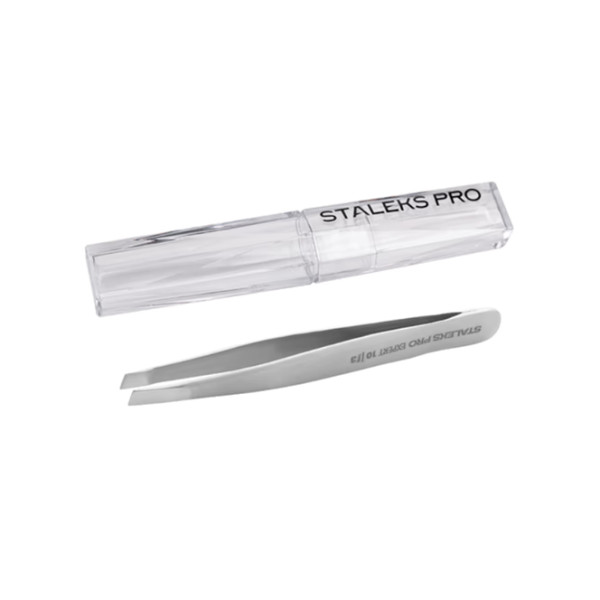 Пінцет для брів Staleks Expert 10/3 (широкий скошений) Пінцет для брів Staleks Expert 10/3 (широкий скошений)