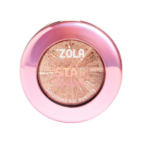 Блискітки для повік ZOLA STAR SHINE SPARKLE Rose Gold