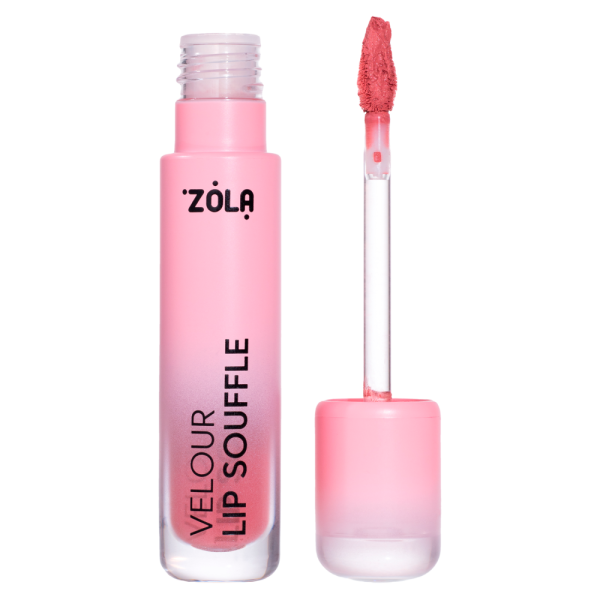 Оксамитова матова помада ZOLA VELOUR LIP SOUFFLE 01 ROSE DREAM