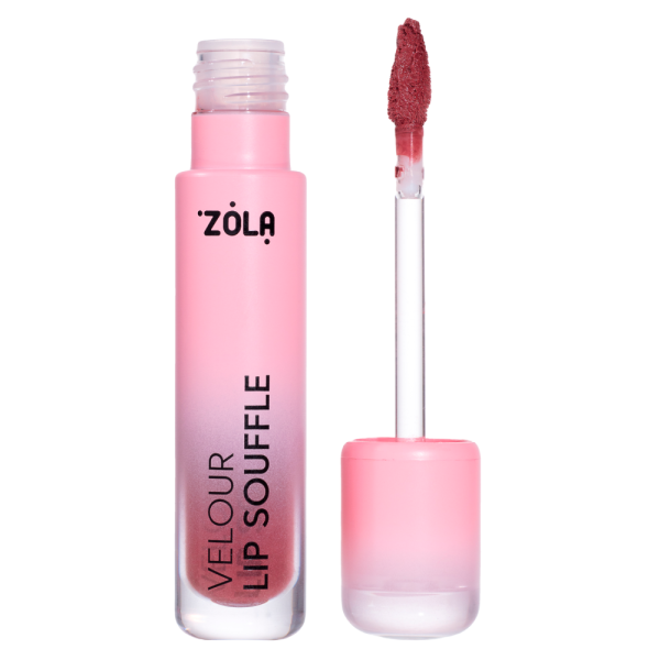 Оксамитова матова помада ZOLA VELOUR LIP SOUFFLE 05 COZY PINK